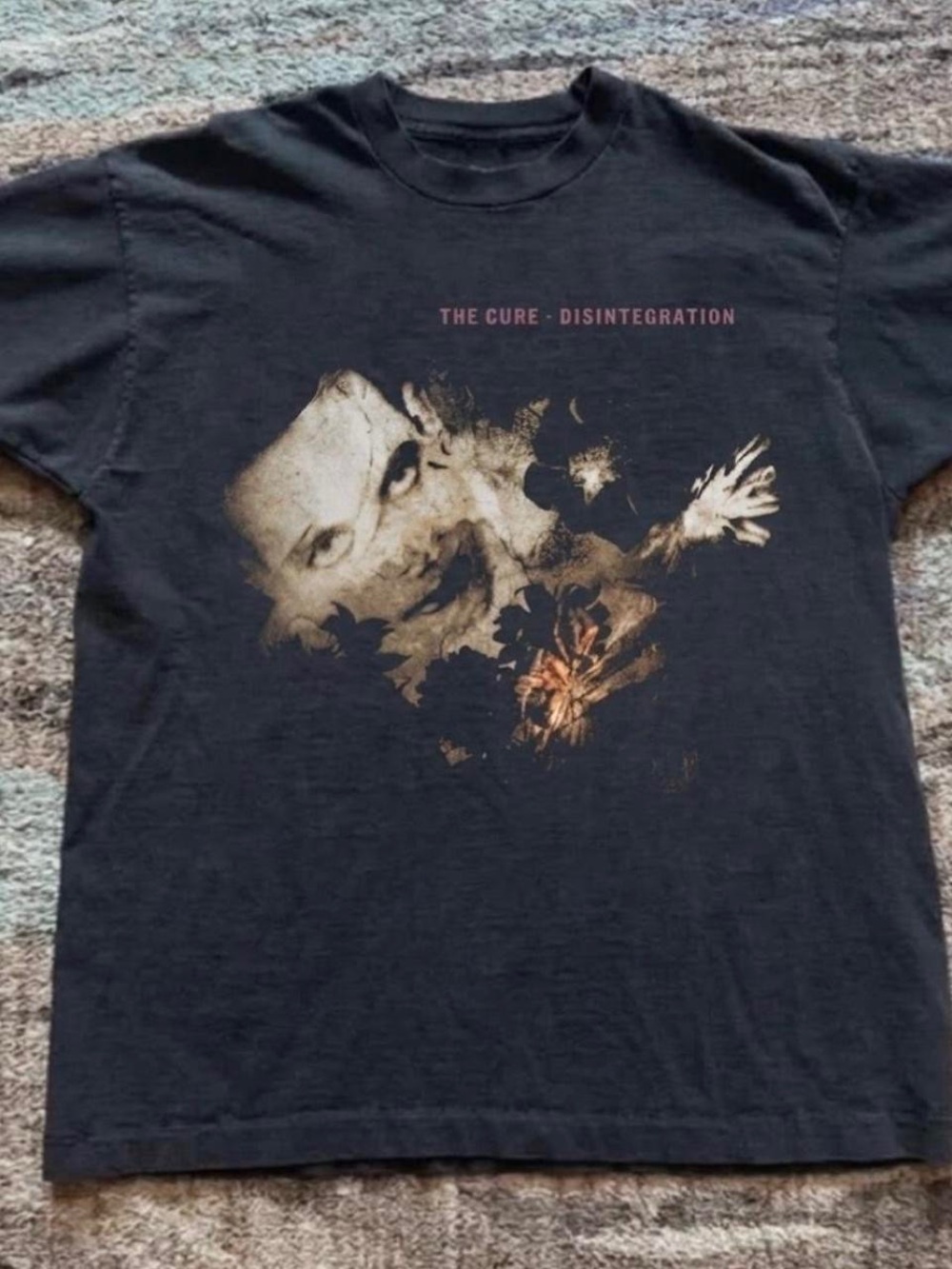 Gildan Black The Cure 'Disintegration' Graphic Tee